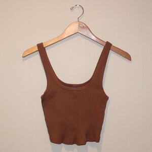 Old Navy Ribbed Brown Tank Top
